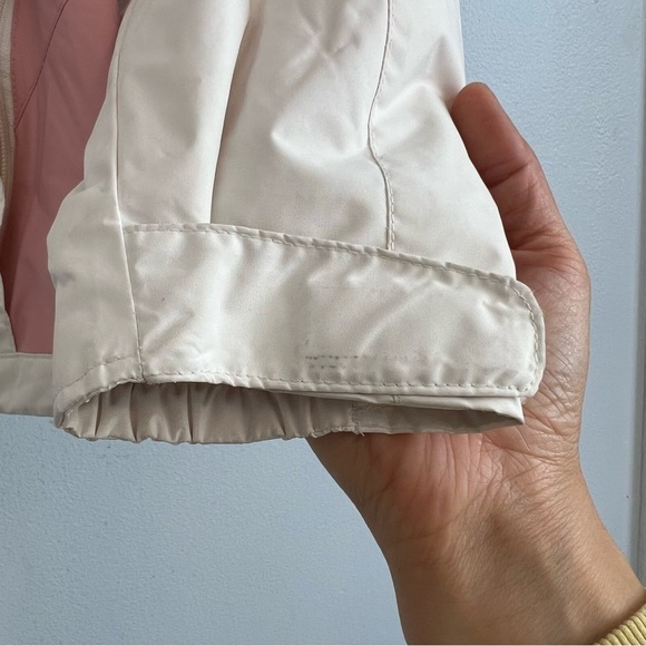 COLUMBIA CONVERTS Sportwear White Pink Zip Up Jacket Women's Size M Waterproof - Picture 7 of 16